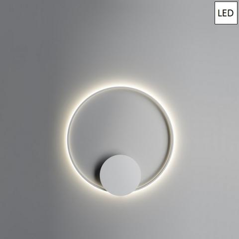 Аплик/Плафон Ø80cm LED бял 