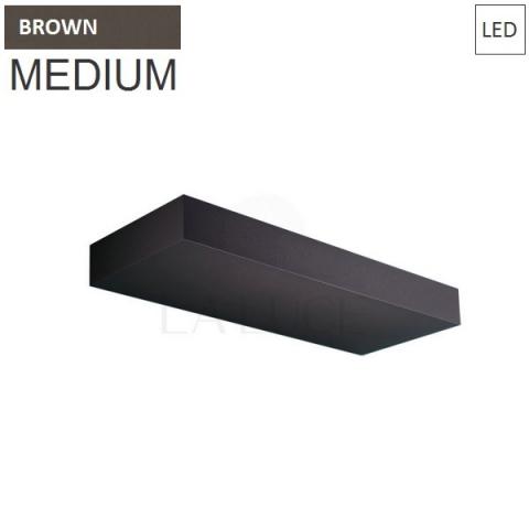 Аплик 24W 240x131 кафяв