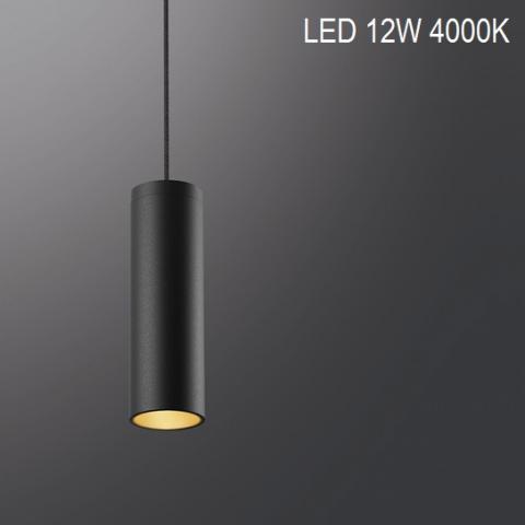 Пендел MINIPERFETTO-S LED 12W 4000K черен