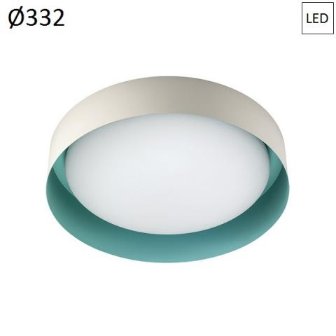 Плафон Ø332mm LED 17W 3000K сиво/синьо