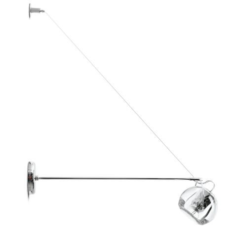 Аплик L20-45cm Ø9cm прозрачен