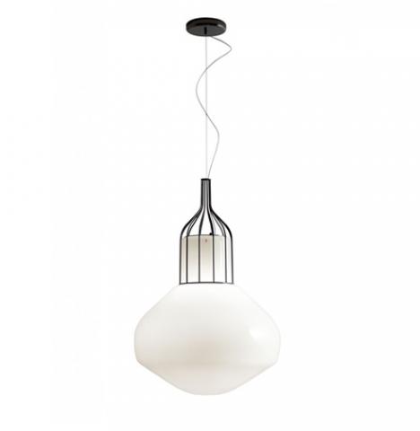 Pendant Ø43cm Black chrome