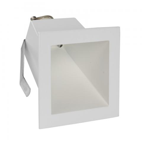 Осветител за вграждане в стена 8x8cm GY6.35