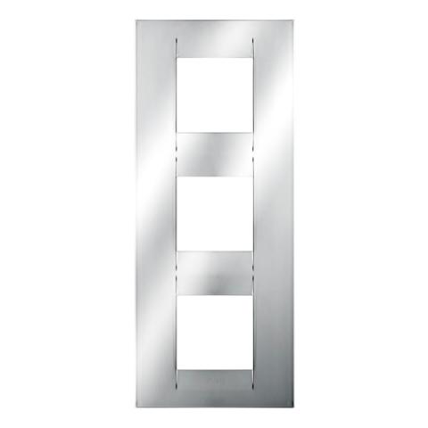Рамка GEO International 2+2+2 вертикална - Chrome