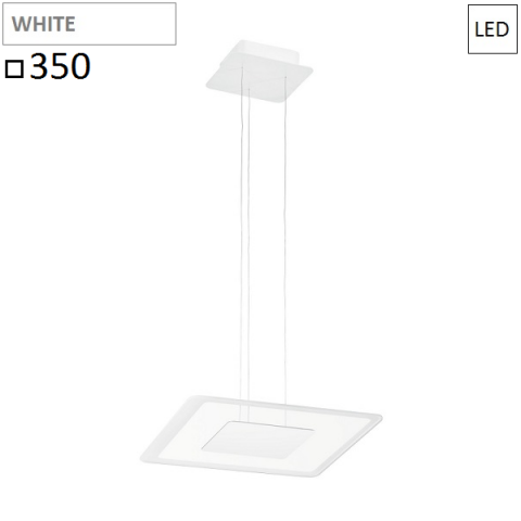 Pendant 350x350 LED 19W white