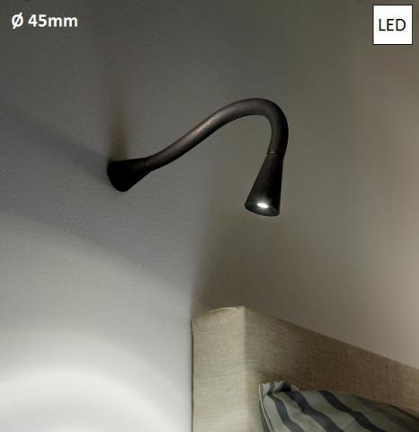 Спот D45mm LED 2W IP40 черен