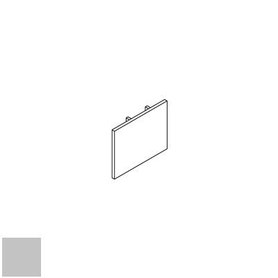 Странична капачка за релса LKM Square - сива