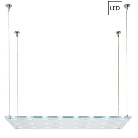 Pendant 100x50cm 24x3W G4 LED Transparent