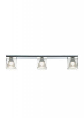 Ceiling lamp 3xGU10 Transparent