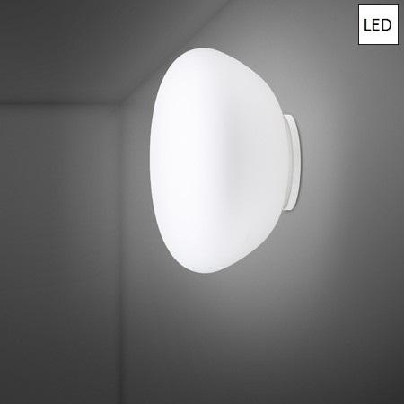 Аплик/Плафон Ø42cm LED бял 