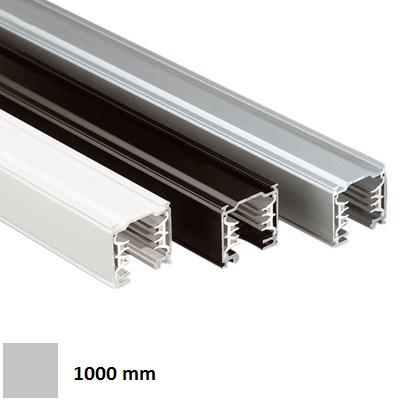 3-phase track LKM Square 1m silver