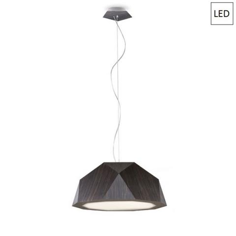 Pendant Ø57.2cm Dark Wood LED