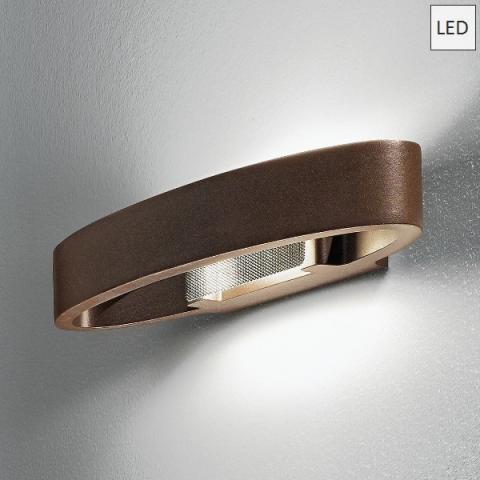 Аплик 32cmx5cm 21W LED кафяв