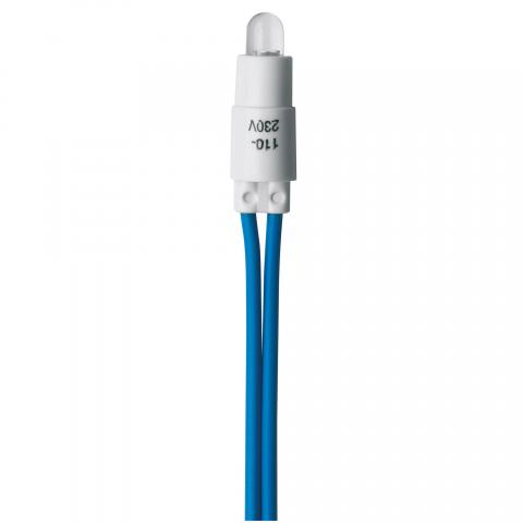 Минилампа 230V LED синя