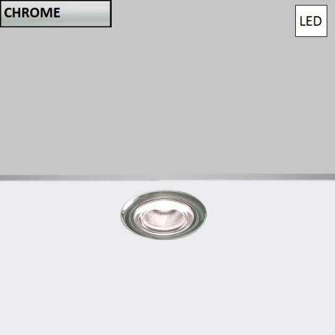 Мини-луна DJ STEEL RING LED хром