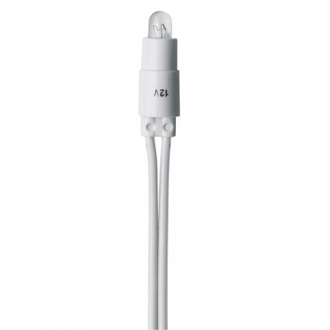 Минилампа 12-24V LED бяла