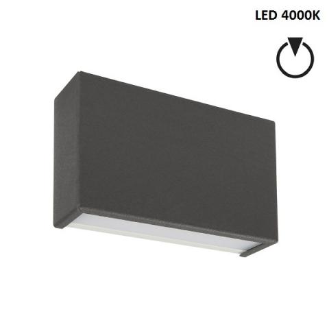Аплик S - LED 6W 4000K - бетоново сив