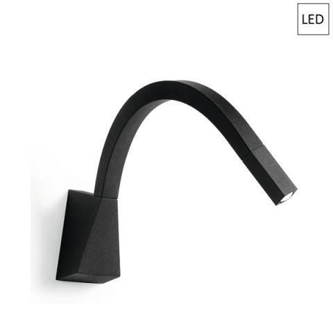 Спот LED 2W IP40 черен 