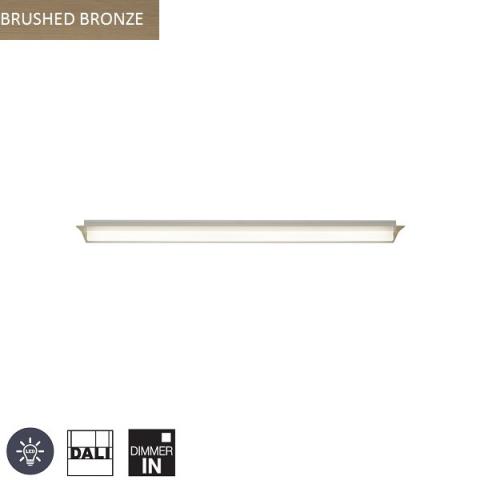 Ceiling Light 1000mm LED DALI brushed bronze