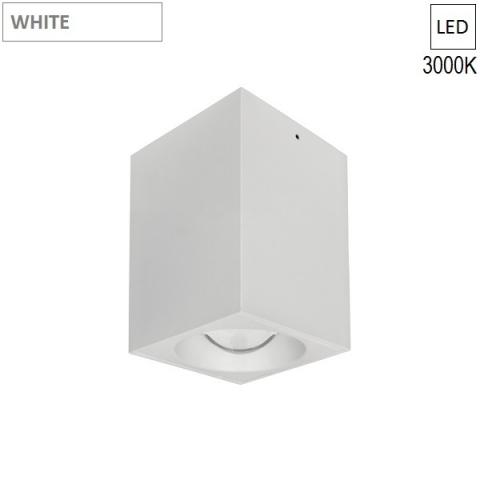 Плафон/Спот 80x80 H120 LED 7.5W 3000K бял