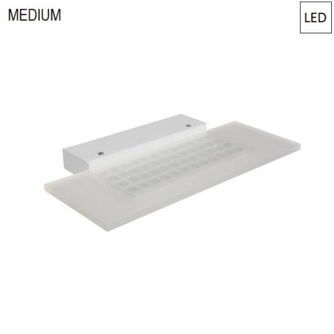 Аплик 30cm LED 13W IP40 бял
