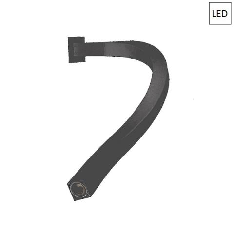 Спот LED 2W IP40 черен
