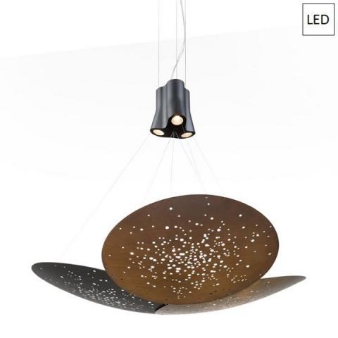 Пендел 3xØ90cm LED Многоцветен