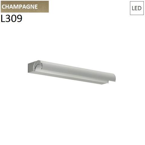 Аплик L309mm 9W LED шампанско