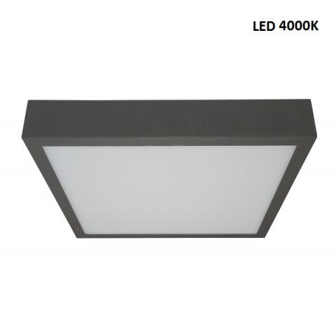 Ceiling light L - LED 25W 4000K - beton grey