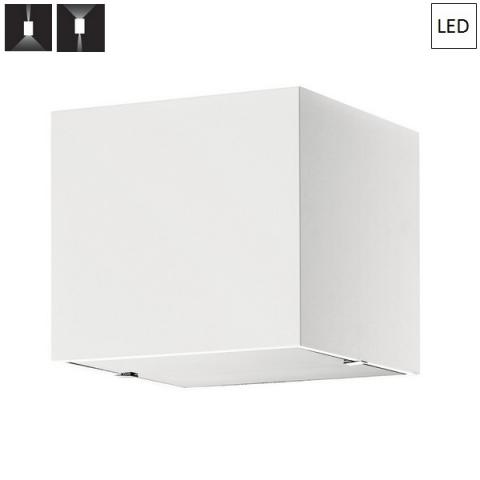 Аплик 6W 100X90mm IP40 бял 90°+24°