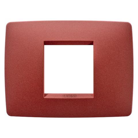 ONE 2-gang plate Ruby