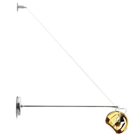 Аплик L20-45cm Ø9cm жълт