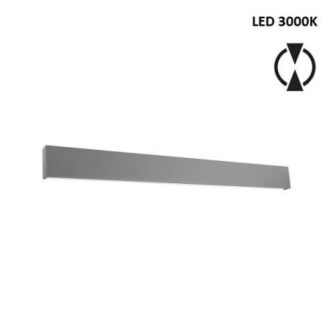 Аплик L - LED 28W 3000K - бетоново сив