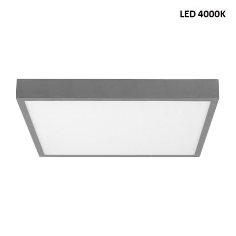 Плафон XL - LED 43W 4000K - бетоново сив
