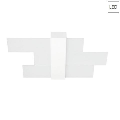 Аплик/Плафон 308X480 21W 3000K LED бял