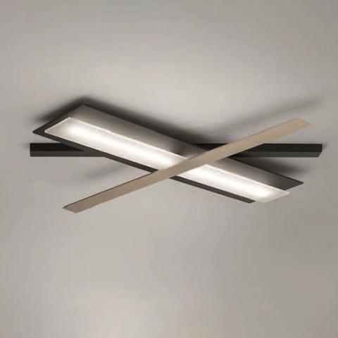 Ceiling Light LED black - champagne 