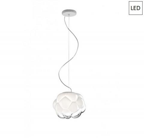 Pendant Ø26cm Translucent white LED