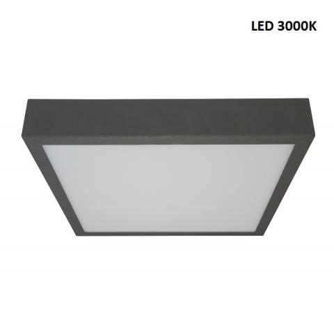 Ceiling light L - LED 25W 3000K - beton grey