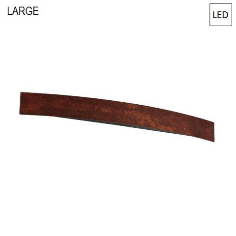 Аплик 93cm LED 35W IP40 кортен