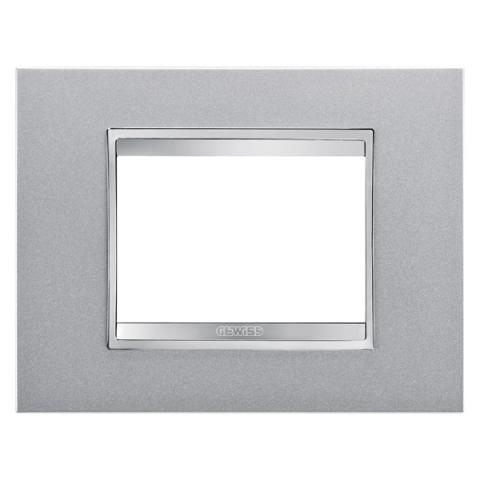 Рамка LUX 3 модула Titanium
