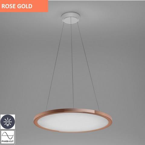 Пендел Ø668mm LED розово злато