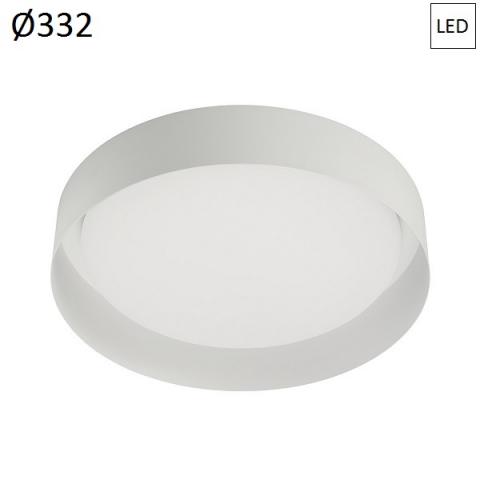 Плафон Ø332mm LED 17W 3000K бял