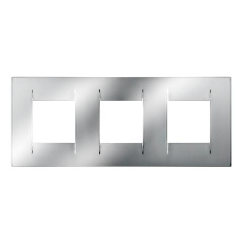 Рамка GEO International 2+2+2 хоризонтална - Chrome