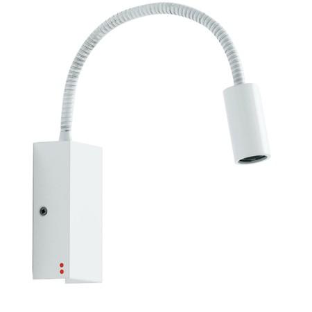 Аплик L38.5см Ø2.5cm бял