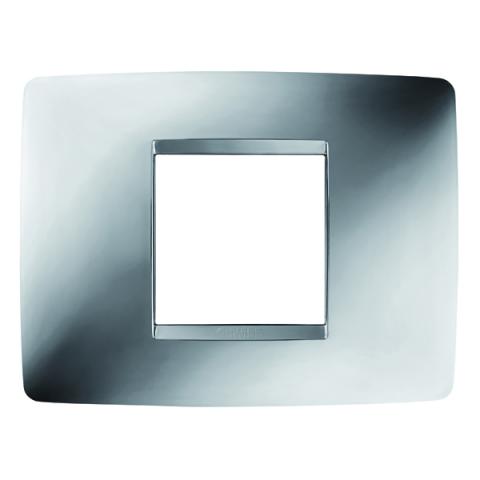 ONE 2-gang plate Chrome