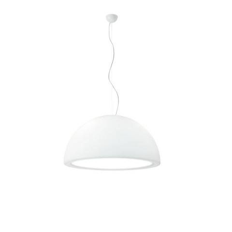 Suspension 50cm 2xE27 white