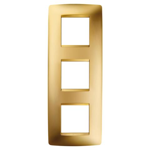 Рамка ONE International 2+2+2 вертикална - Gold