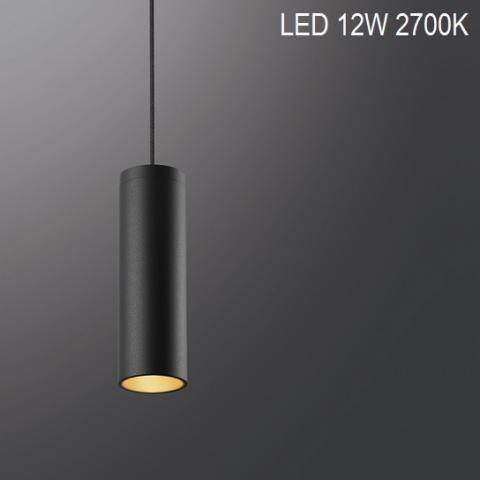 Пендел MINIPERFETTO-S LED 12W 2700K черен