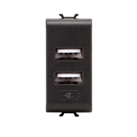 Double USB power supply 100/240V AC - 50/60Hz