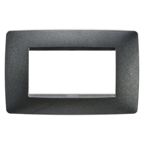 ONE 4-gang plate Slate